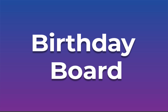 birthday board